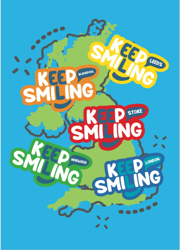 Keep smiling campaign map