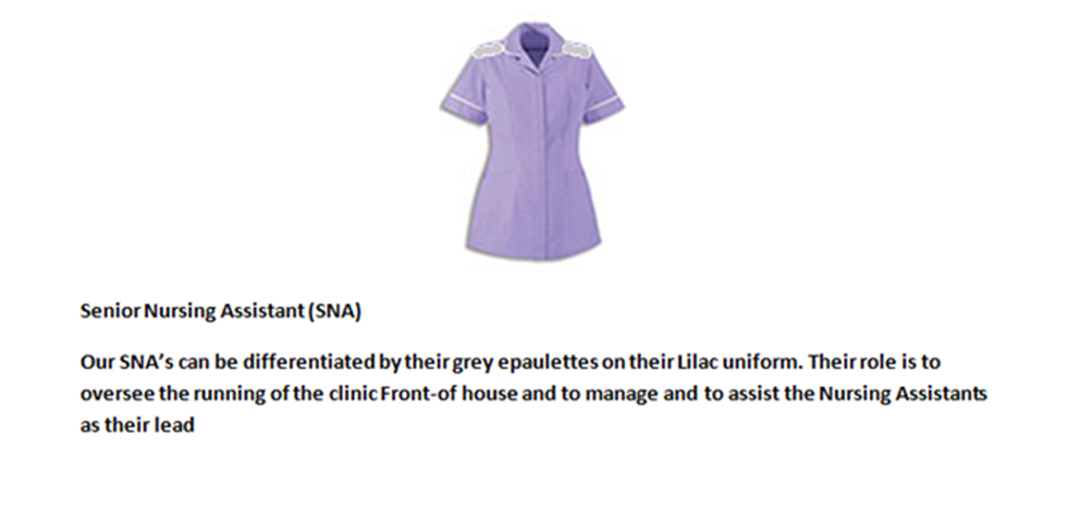 senior nursing assistants uniform