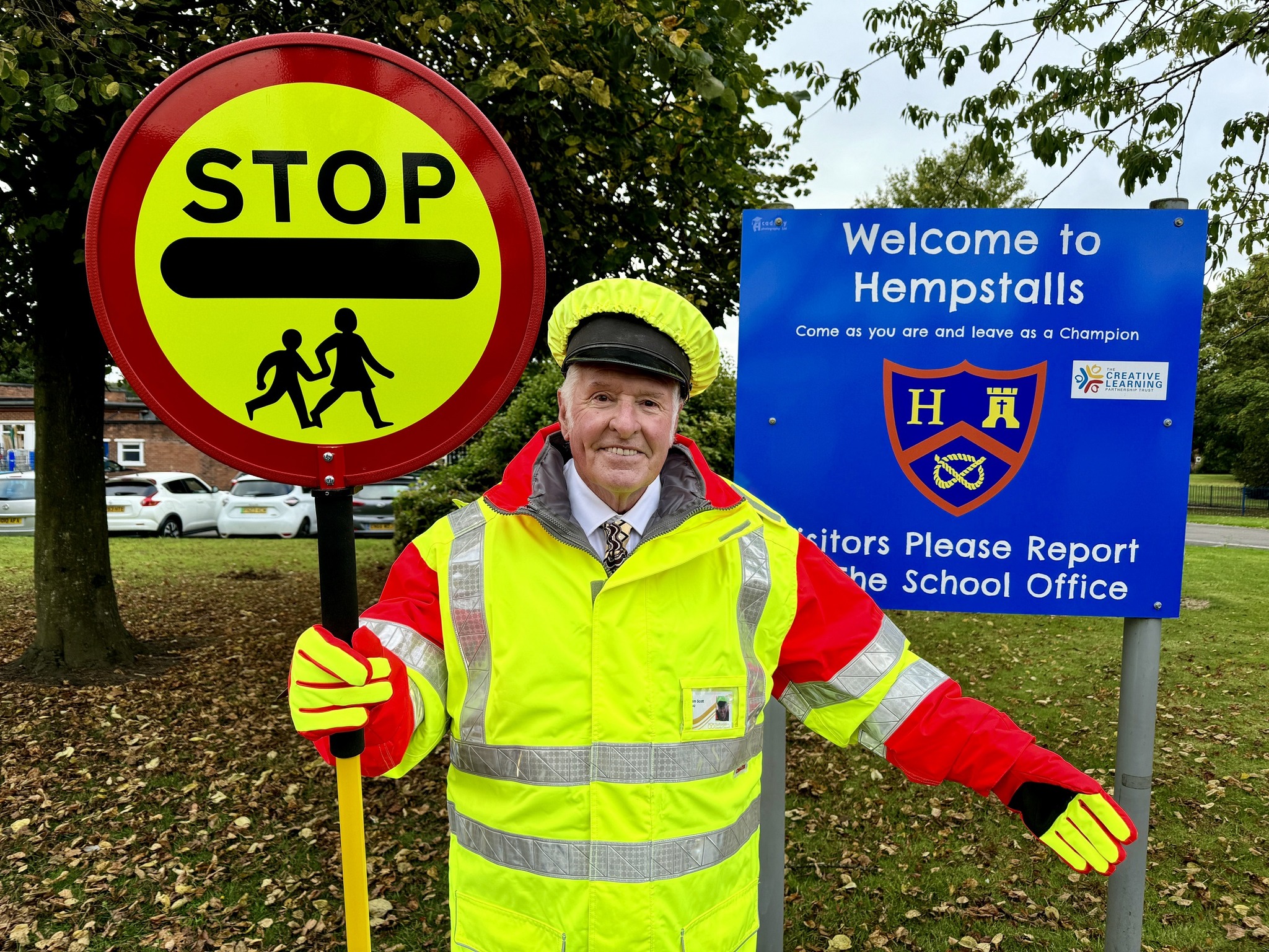 Graham Scott, 81 at work