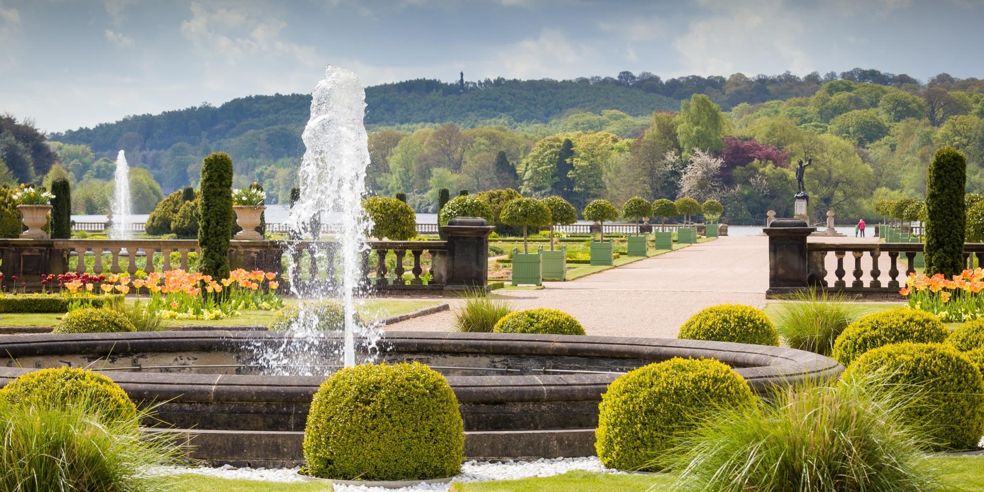 Trentham gardens water feature 