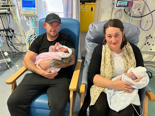 Parents and twins