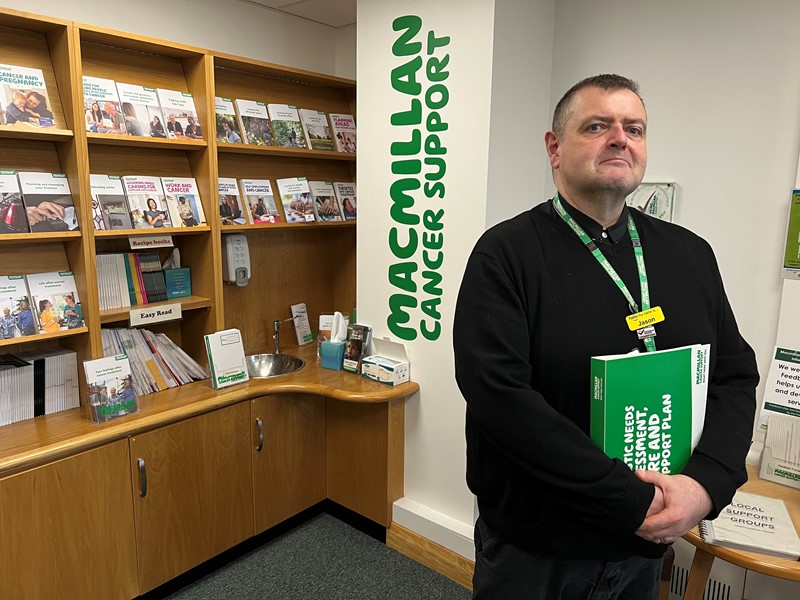 County Hospital's Macmillan Cancer Information Centre staff